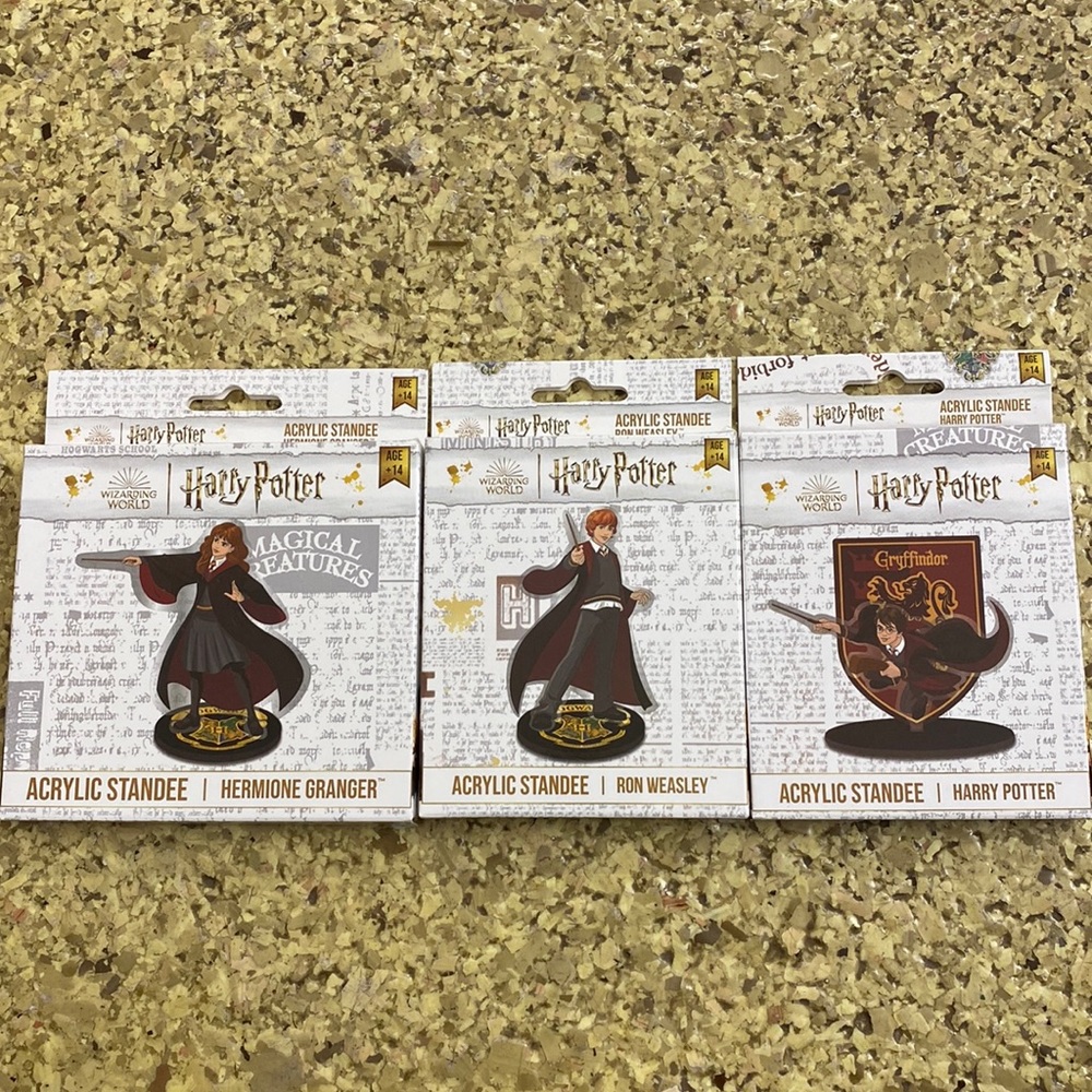 NIB Harry Potter Acrylic Standee Bundle of 3 !!